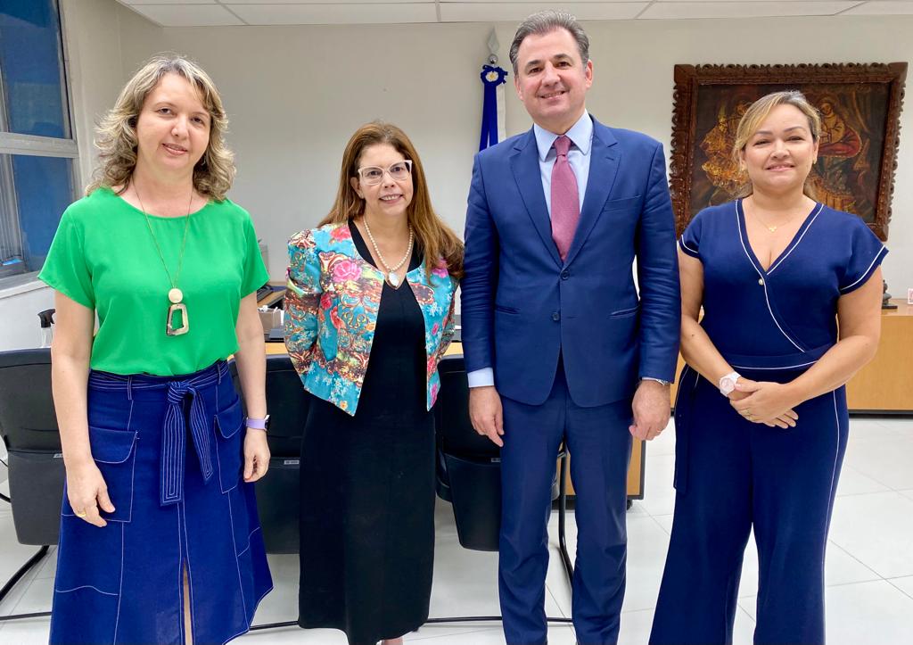 Advocacia Dativa é tema de encontro entre Fernando Ribeiro Lins e Procuradora-Geral do Estado