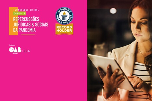 OAB recebe certificado do Guinness World Records pela realização do maior congresso virtual da área jurídica em uma semana