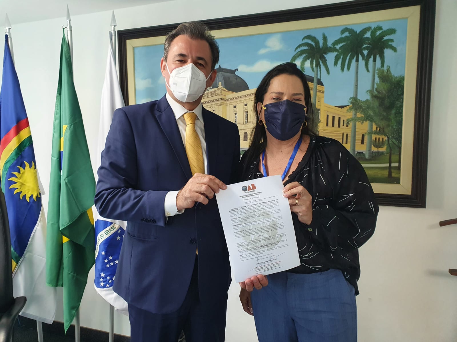 Fernando Ribeiro Lins empossa novas Comissões na OAB-PE