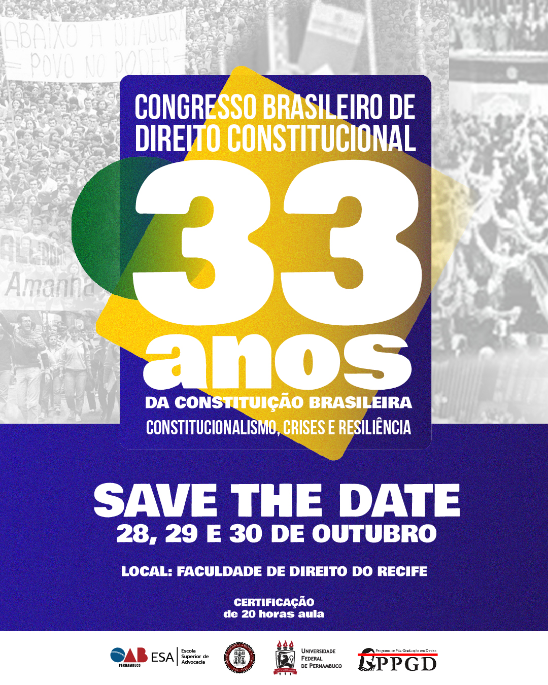 ESA-PE promove Congresso Brasileiro de Direito Constitucional