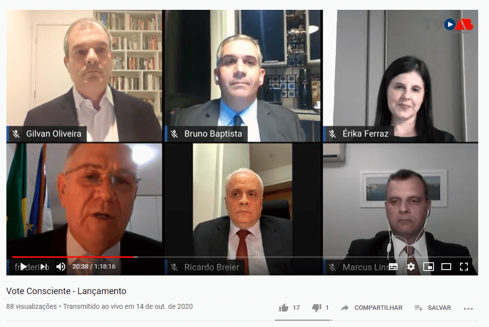 A OAB-PE realiza lan&ccedil;amento da campanha Vote Consciente